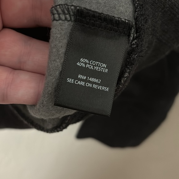 Torrid Women’s Plus Size Sweatshirt Crewneck, black/gray, 1X - Picture 5 of 6